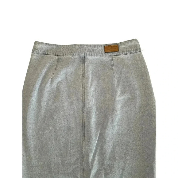 NWT Velvet Heart Women’s Paulina Denim Midi Skirt Light Blue Wash Size Large - Picture 4 of 6